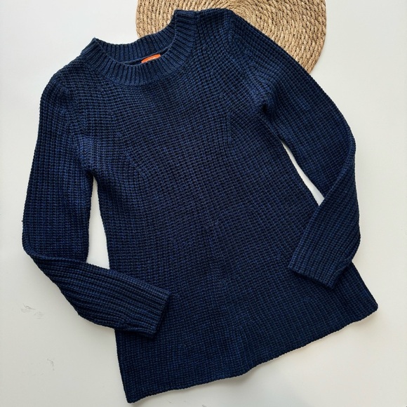 Joe Fresh Blue Long Sleeve Knit‎ Sweater Top Size Small - Picture 1 of 9